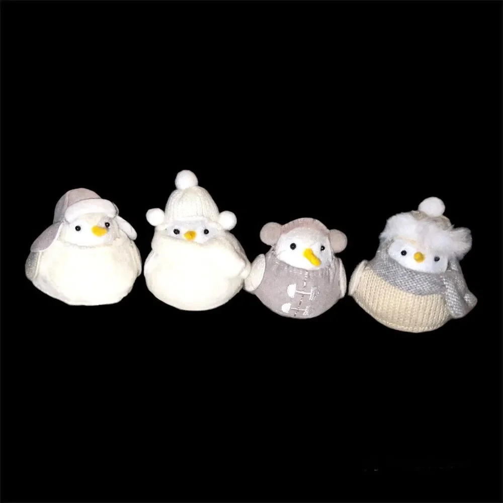 Target Wondershop Featherly Friends 4 Collectible Winter Mini Bird Ornaments